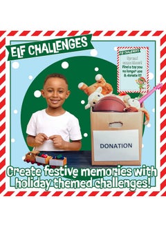 SCS Direct Elf Accessory Naughty Or Nice Report Cards, Jokes, X-Mas Activity Challenges For Your Shelf Elf - 50 Unique Cards - Make Christmas Fun For Kids & Family W Unique Holiday Treats From Santa & North Pole  - Image 5
