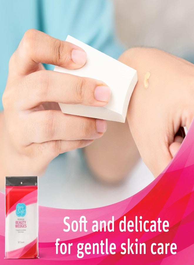 Medline Simply Soft Premium Beauty Wedges, 192 Count, Blend & Smooth Cosmetics, Precise Edges, For Makeup Application or Removal, Foundation, Blush, Eye Shadow, Latex-Free Skin Care - Image 3