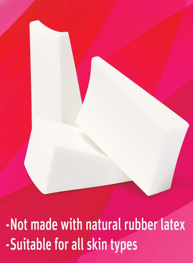 Medline Simply Soft Premium Beauty Wedges, 192 Count, Blend & Smooth Cosmetics, Precise Edges, For Makeup Application or Removal, Foundation, Blush, Eye Shadow, Latex-Free Skin Care - Image 5