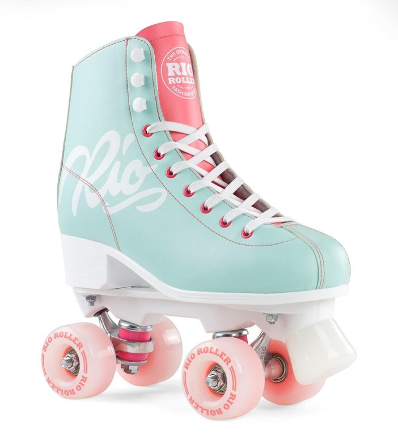 Rio Roller Script Roller Skates for Women - Indoor/Outdoor Quad Skates - UK 3 (U.S. Ladies 5) - Image 1