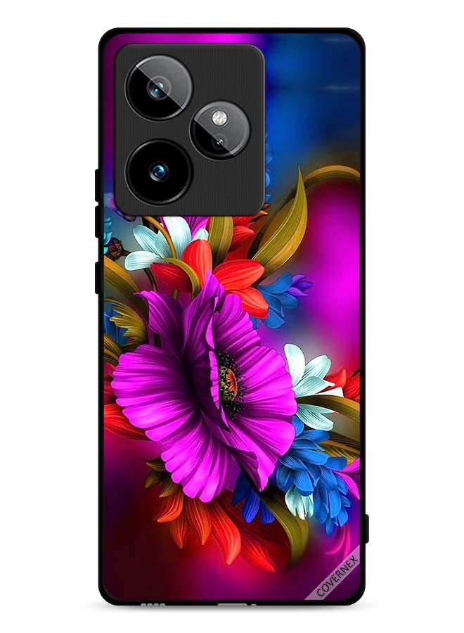 Covernex Realme GT 7 5G Protective Case Cover HD Flowers Art
