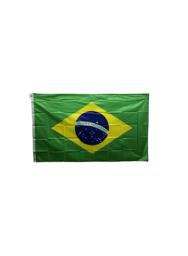 عاصفة Stormflag أعلام البرازيل 90x150cm (3x5ft) 100٪ البوليستر مع النحاس grommets - Image 1