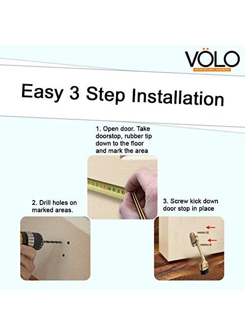 Volo Volo Door Stopper Pack of 2 Antique 5 Door Stopper  - Image 2