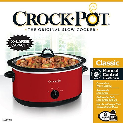 Crock-pot Express Crock Slow Cooker 8 quart Red - Image 3