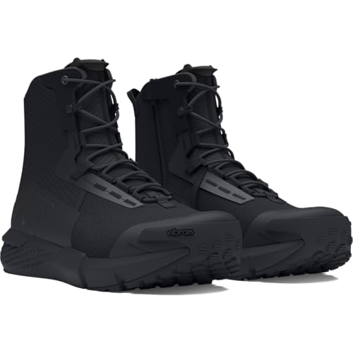 Under Armour Men's Charged Valsetz Zip, (001) Black/Black/Jet Gray, 6.5, US - Image 4