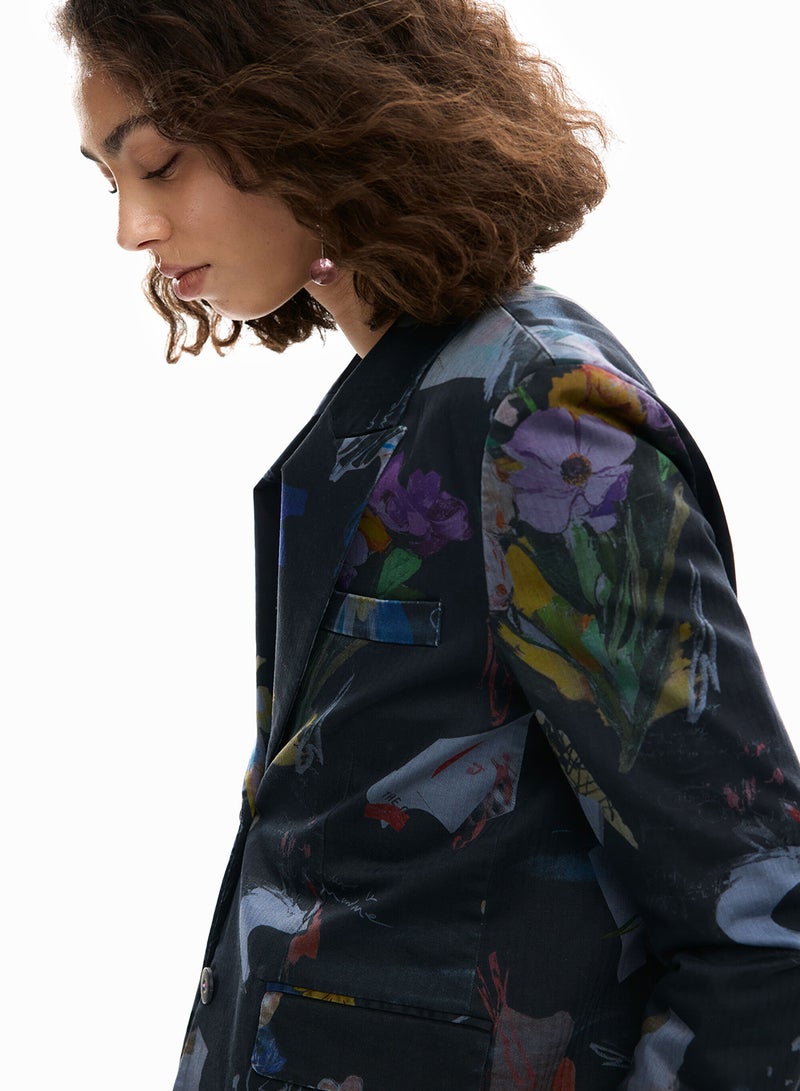 DESIGUAL Fitted Blazer With Three Pockets Two Of Them With Flaps - Image 4