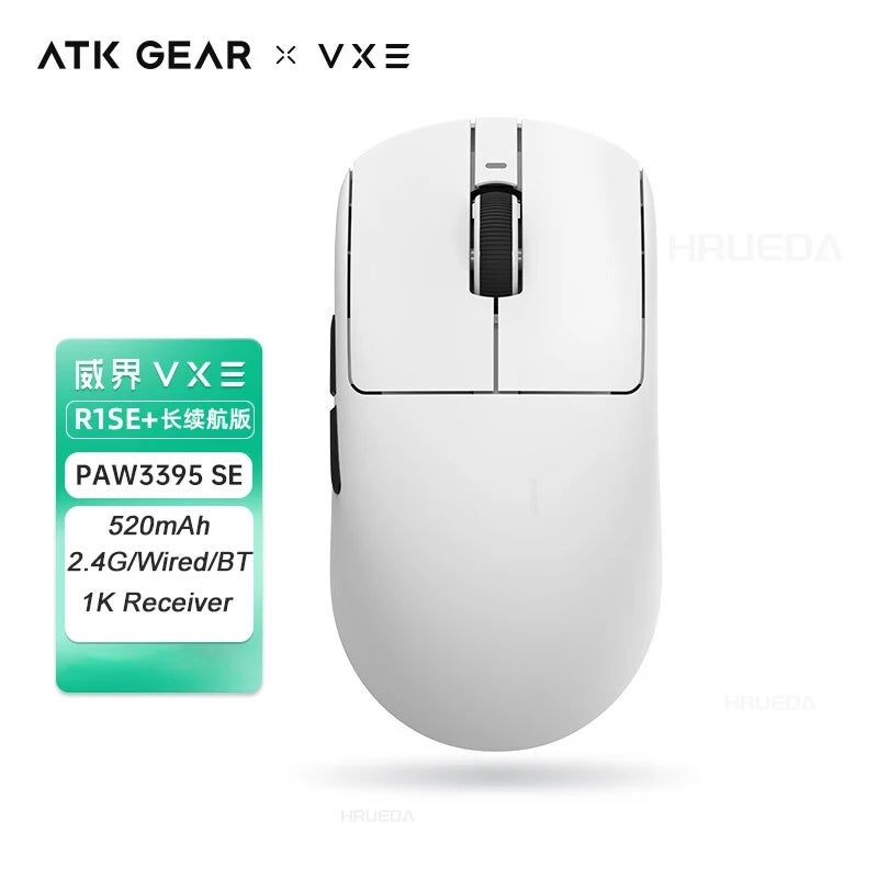 ATK VXE Dragonfly R1 S/SE/Pro Max Wireless Gaming Mouse, PAW3395, Tri-Mode, Rechargeable, Lightweight FPS Mouse - Image 1