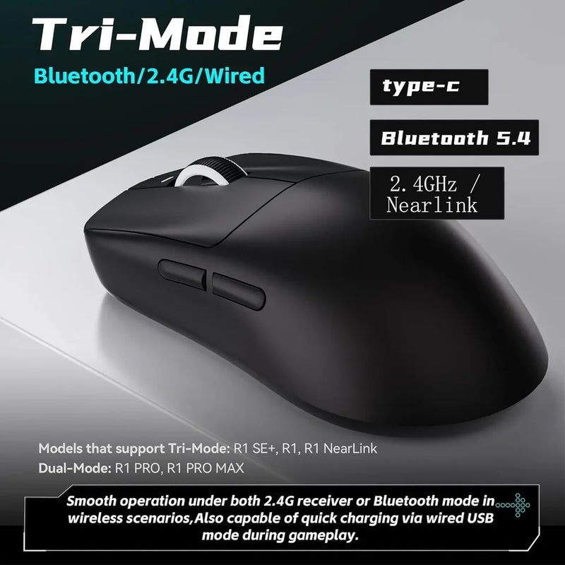 ATK VXE Dragonfly R1 S/SE/Pro Max Wireless Gaming Mouse, PAW3395, Tri-Mode, Rechargeable, Lightweight FPS Mouse - Image 5