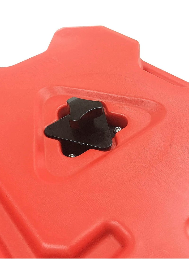 Generic - Fuel Tank Mounting Bracket Gasoline Container Lock Gas Storage Shelf Holder for Off-Road Motorcycle SUV ATV Gas Can Fixing Device, Only Bracket, BracketLock - Image 1