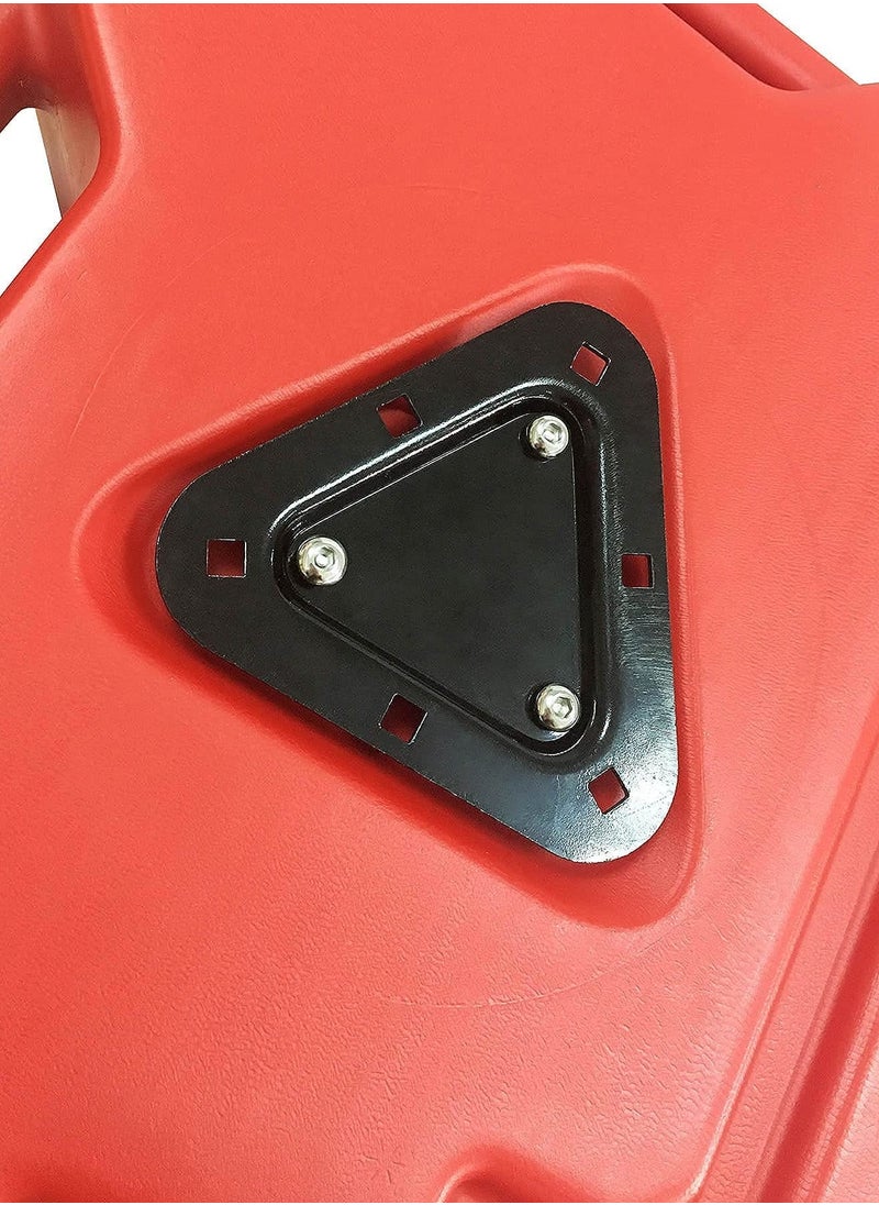 Generic - Fuel Tank Mounting Bracket Gasoline Container Lock Gas Storage Shelf Holder for Off-Road Motorcycle SUV ATV Gas Can Fixing Device, Only Bracket, BracketLock - Image 1