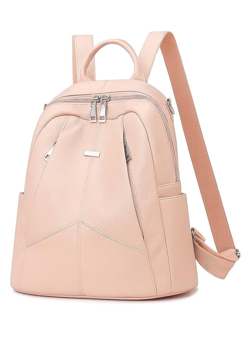 TrueArch Anti-Theft Cross Leather Backpack & Purse for Women | Shoulder Bag for Women and Girls | College Bag for Girls | Multipurpose Travel Bag | Durable | Convertible - Image 1