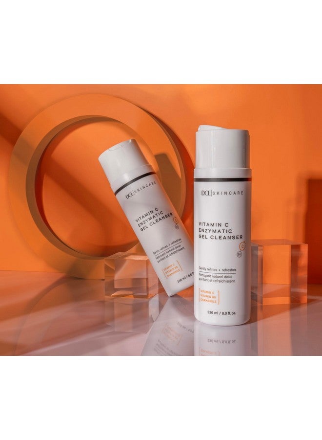 DCL Skincare Vitamin C Enzymatic Gel Cleanser Natural Enzymes Gently Exfoliate And Clean Pores 8.0 Fl Oz - Image 5
