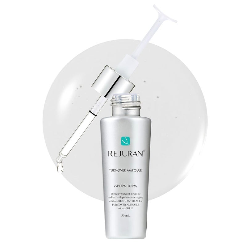 REJURAN Turnover Ampoule cPDRN  AntiAging Face Serum for Firmness Radiance and Youthful Skin Korean Skin Care Clinically Developed 101 fl oz