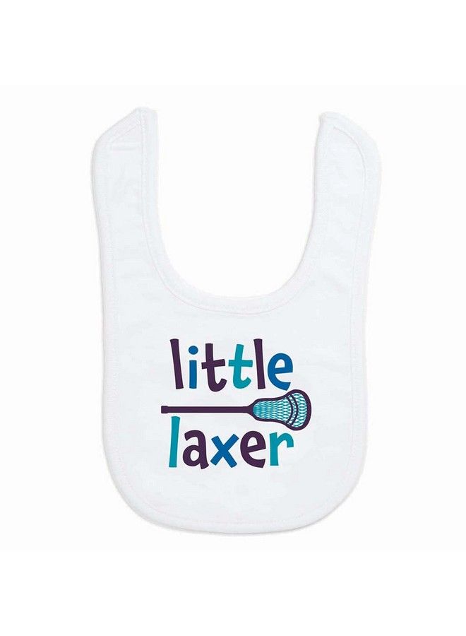 ChalkTalkSPORTS Lacrosse Baby & Infant Bib ; Little Laxer ; Soft Microfiber Bib - Image 2