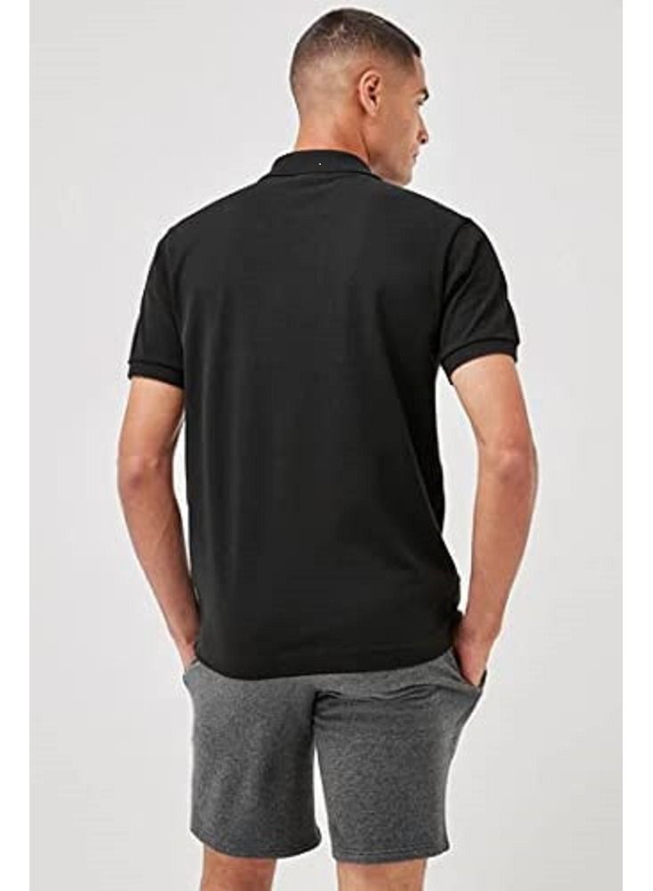 SANTHOME Polyester Blend Short Sleeve Polo Shirt  - Image 4