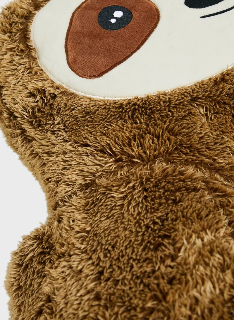 Typo Sloth Shape Comfy Pillow