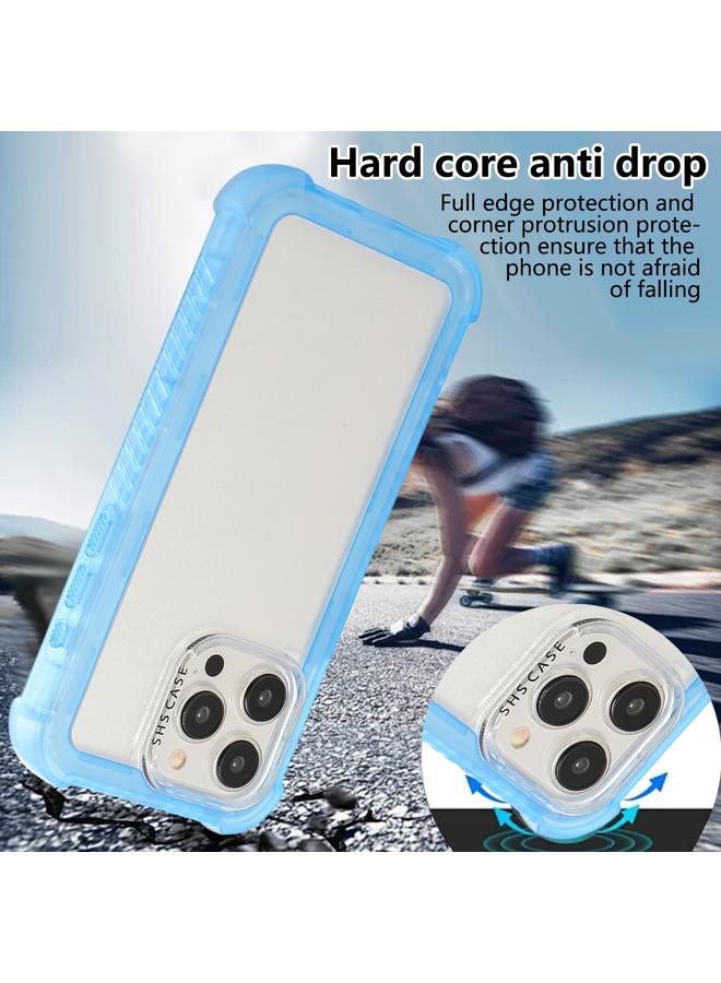 اس-توب جراب لهاتف iPhone 16 شفاف غير لامع من مادة TPU الهجينة PC 3 في 1 - Image 5