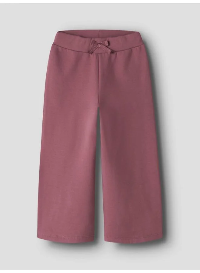 نيم ات بنطلون رياضي واسع الساق برباط للأطفال