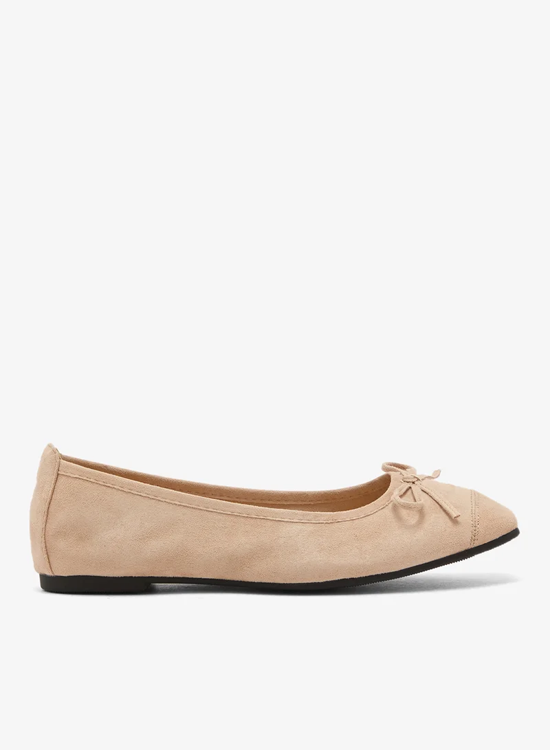 جينجر Classic Suede Ballet Flats
