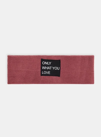 ONLY Madison Logo Knit Headband