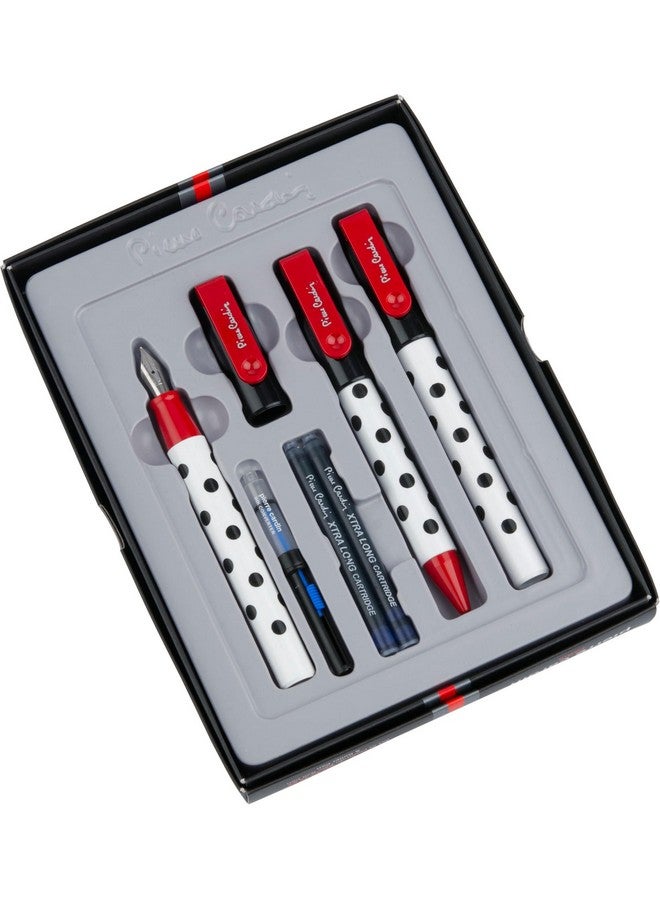 pierre cardin Hollywood Premium Gift Set | Pack Of Attractive Ball Pen, Roller Pen & Fountain Pen | Free Ink Cartridges & Converter | Ideal For Festive & Corporate Gifting - Image 3
