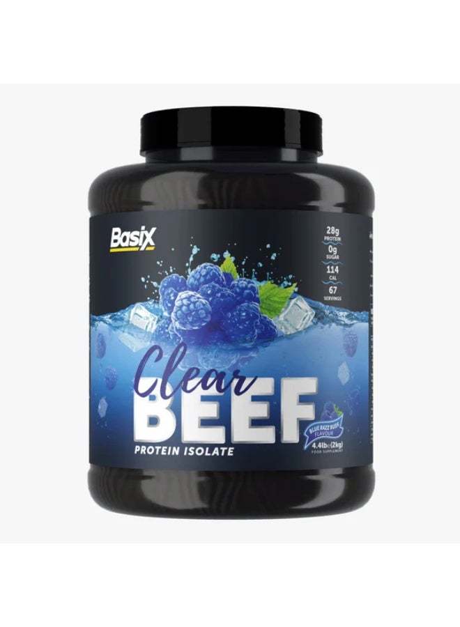 Basix Beef Protein Isolate Peach Ice Tea 4.4 LB + Free Basix Pure Creatine 300 Grams + Free Water Bottle - Image 5