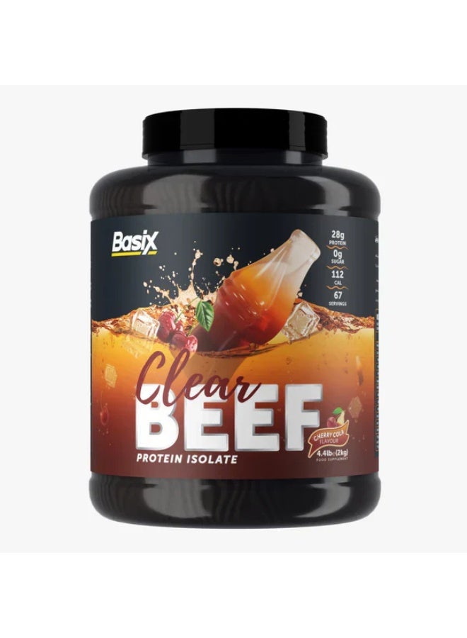 Basix Beef Protein Isolate Peach Ice Tea 4.4 LB + Free Basix Pure Creatine 300 Grams + Free Water Bottle - Image 4