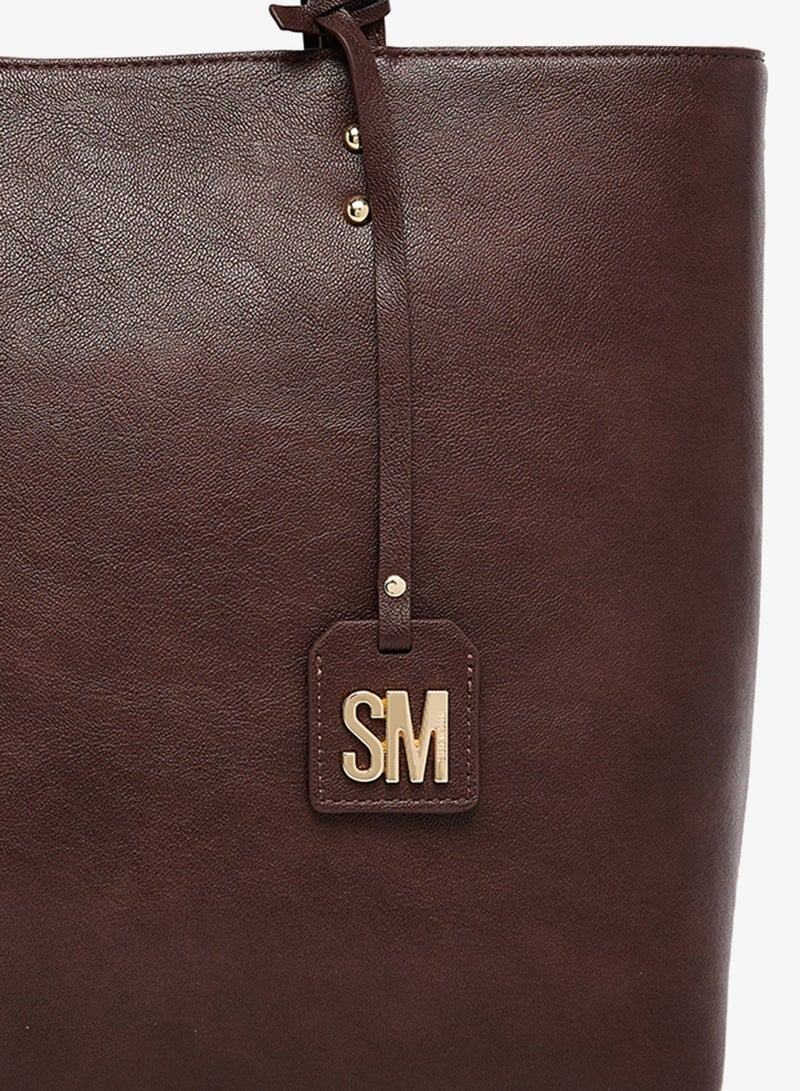 STEVE MADDEN Textured Front Pocket Shoulder Bag - Image 5