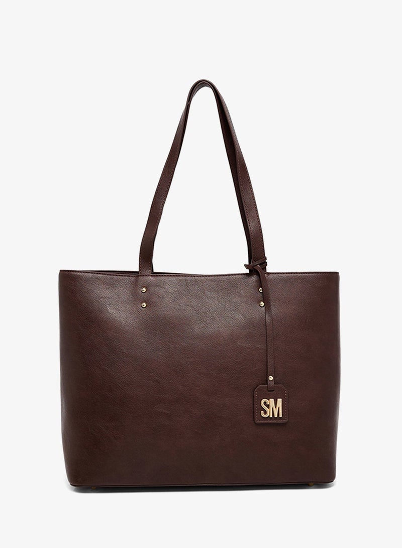 STEVE MADDEN Textured Front Pocket Shoulder Bag - Image 2