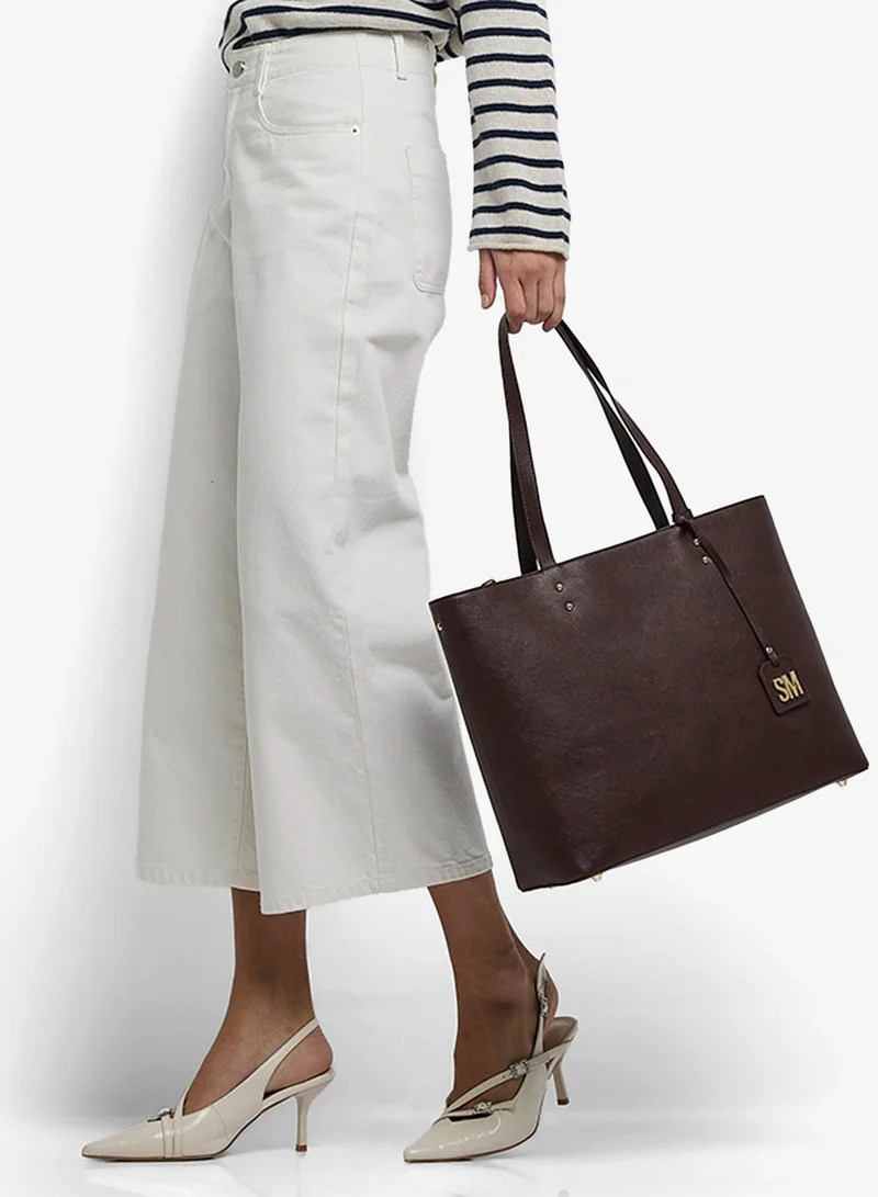 Steve Madden Textured Front Pocket Shoulder Bag