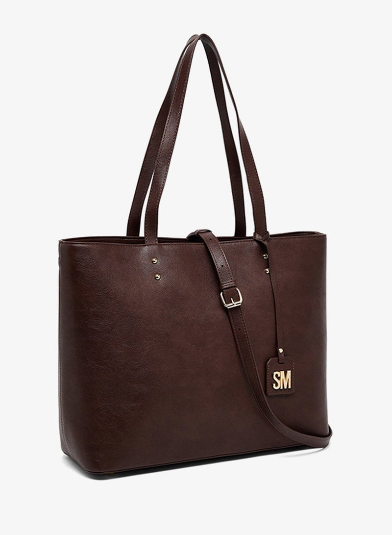 STEVE MADDEN Textured Front Pocket Shoulder Bag - Image 4