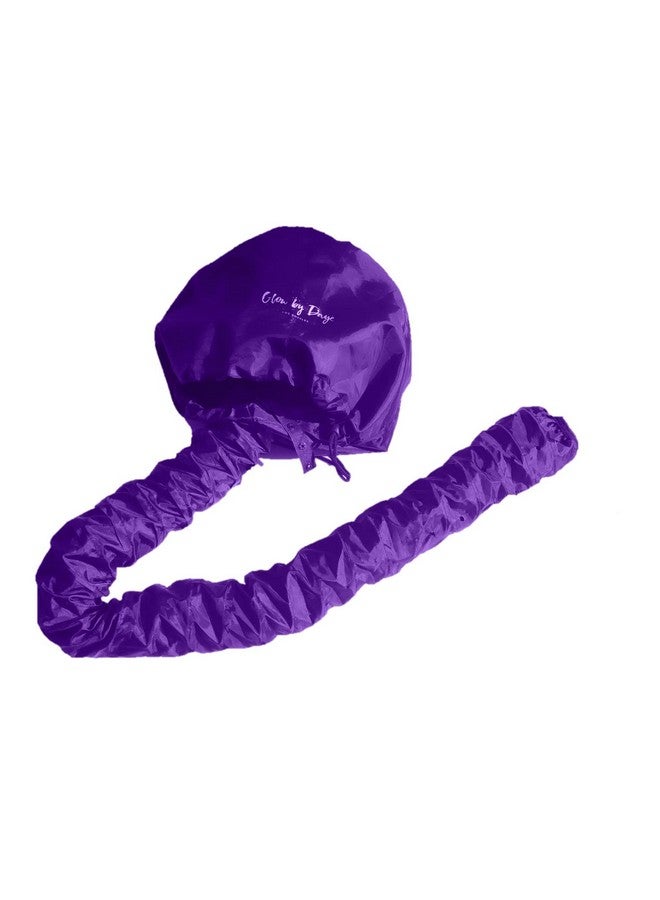 Glow By Daye Bonnet Hood Hair Dryer Attachment, At Home Hair Dryer Hood For Hand Held Hair Dryer, Extra-Large, Purple - Image 2