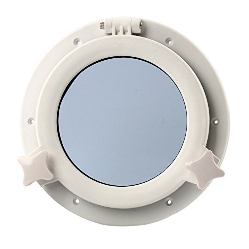 Amarine made Boat Window Yacht Round Opening Portlight Porthole Window 8" Replacement Window Port Hole - ABS Tempered Glass - Image 2