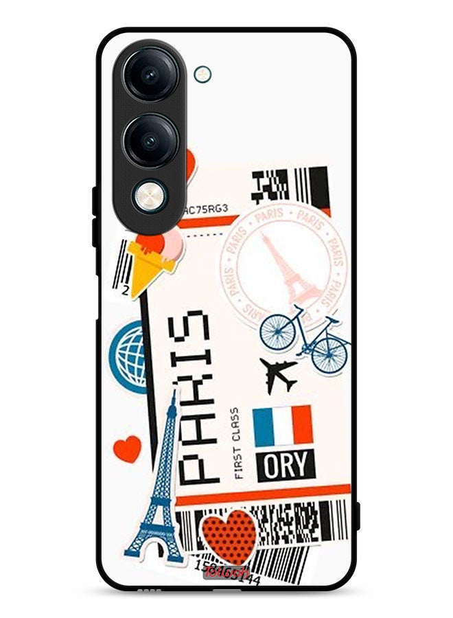 Tolwak vivo Y04 Protective Case Cover Paris Sticker - Image 1