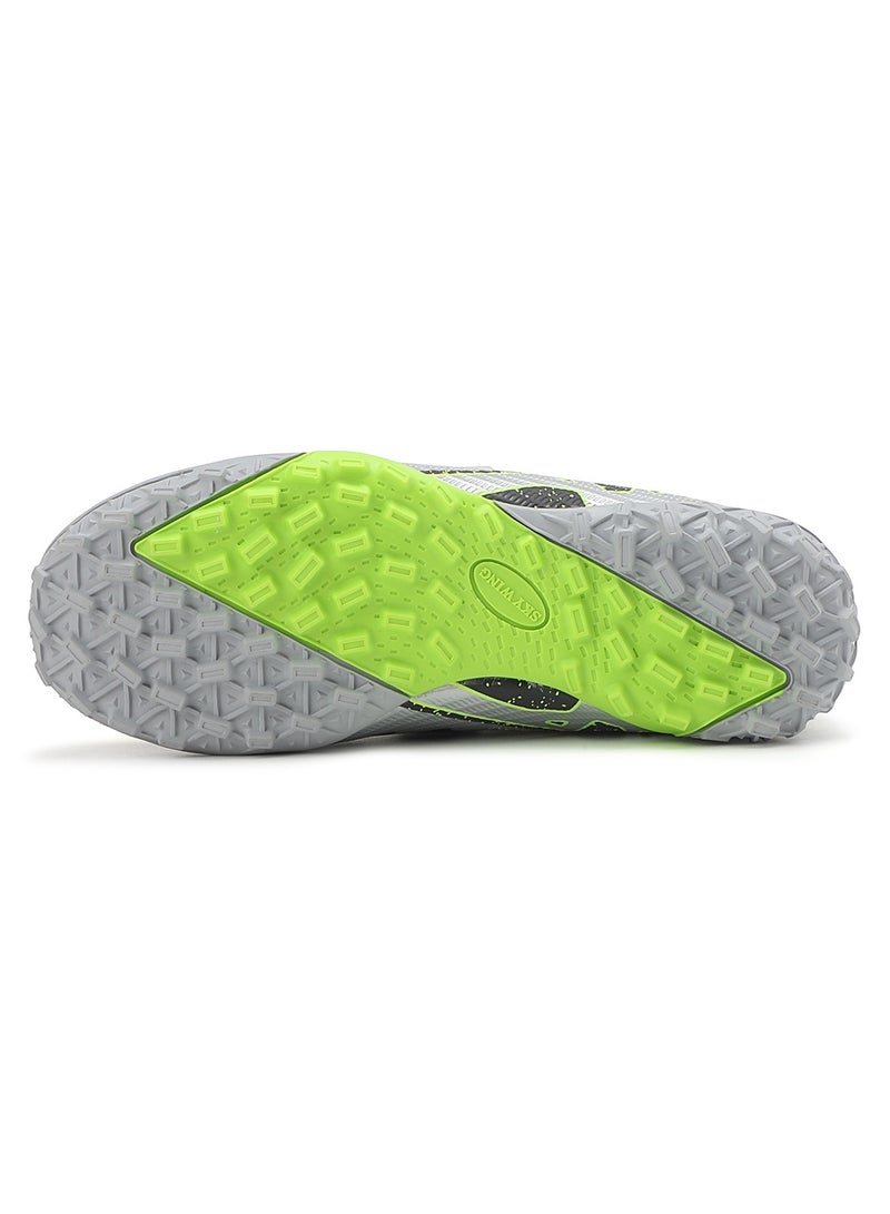 SKY WING Boys And Girls Soccer Cleats IC Or IN Sole Hook And Loop Soccer Shoes For Unisex Kid Indoor Outdoor Hook & Loop Football Shoes Suitable Little Kid And Big Kid