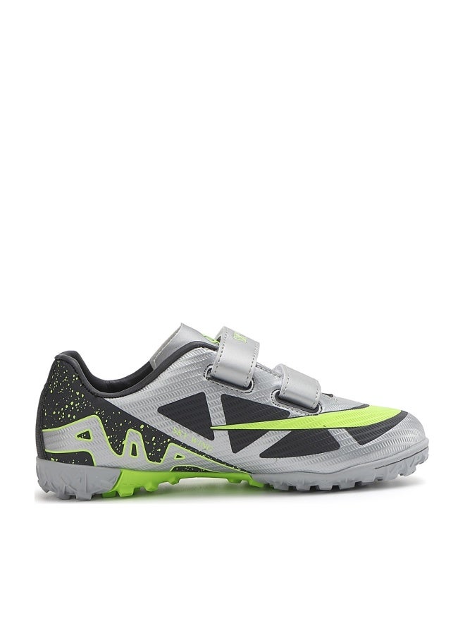 SKY WING Boys And Girls Soccer Cleats IC Or IN Sole Hook And Loop Soccer Shoes For Unisex Kid Indoor Outdoor Hook & Loop Football Shoes Suitable Little Kid And Big Kid - Image 1