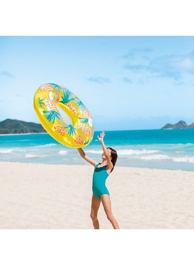 INTEX Assorted Design Inflatable Tropical Fruit Tubes Multicolor 107 cm INT56261  - Image 4