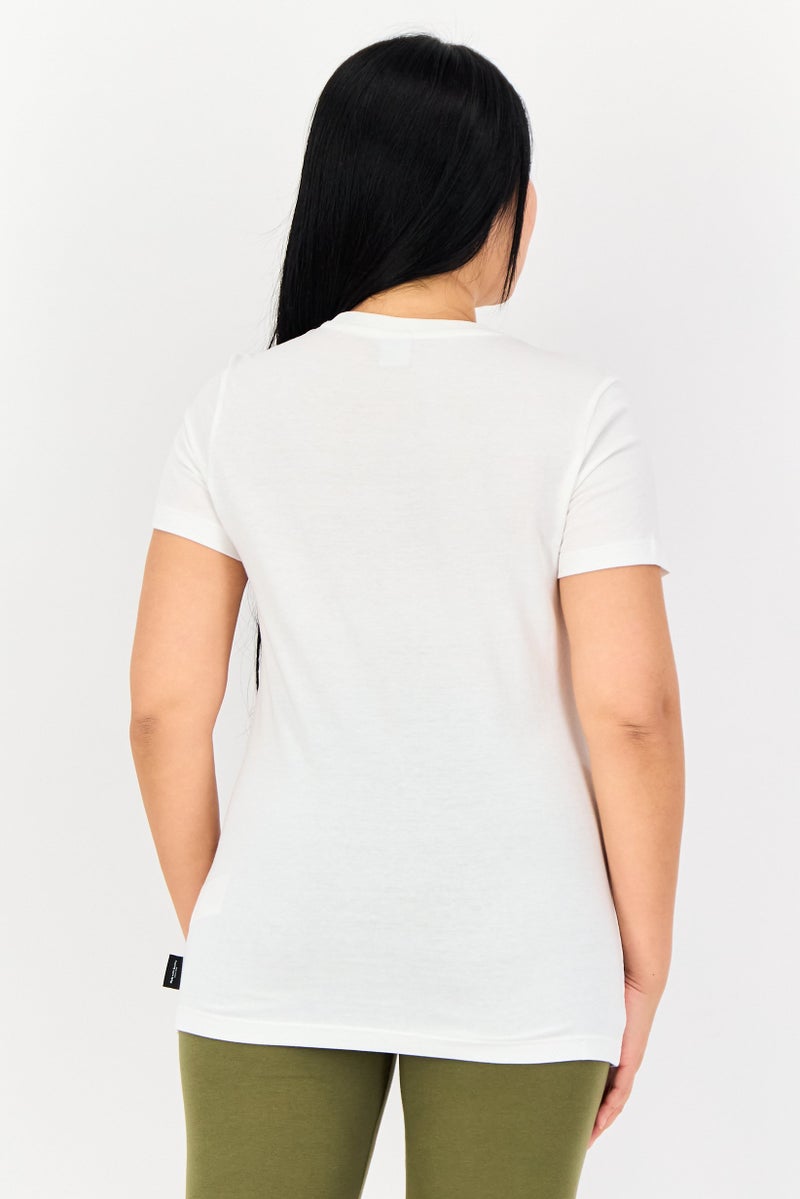 PUMA Women Sportswear Fit Short Sleeve Outdoor T-Shirt, White - Image 4