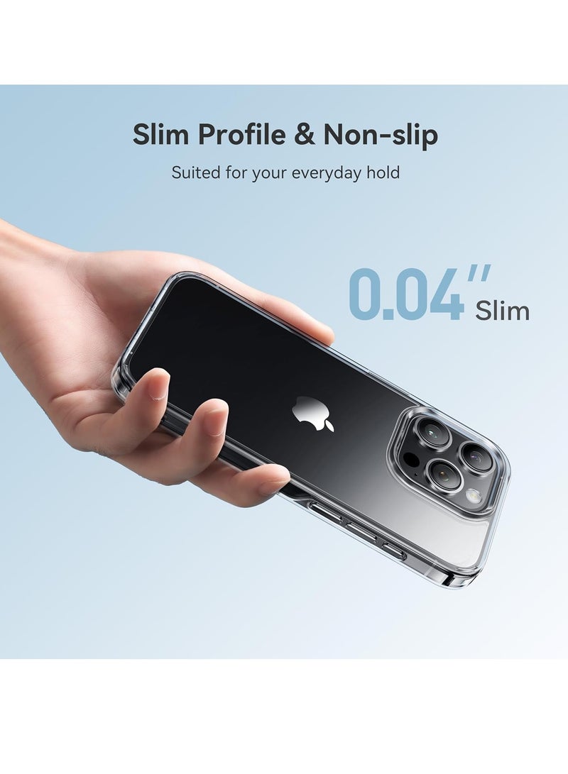 ملبوس جراب شفاف لهاتف iPhone 12 Pro Max، 【تكنولوجيا Never Yellow】 【حماية من الدرجة العسكرية 12FT】 جراب شفاف رفيع للنساء والرجال لهاتف iPhone 12 Pro Max مقاس 6.7 بوصة، شفاف - Image 5