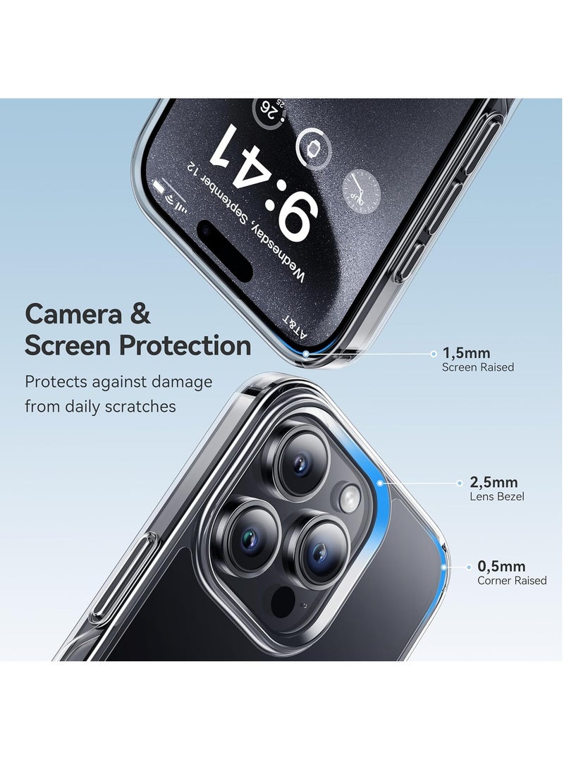 ملبوس جراب شفاف لهاتف iPhone 12 Pro Max، 【تكنولوجيا Never Yellow】 【حماية من الدرجة العسكرية 12FT】 جراب شفاف رفيع للنساء والرجال لهاتف iPhone 12 Pro Max مقاس 6.7 بوصة، شفاف - Image 4