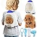 WorWoder Electronic Interactive Plush Puppy Battery Operated Mechanical Walking Little Pet Dog with a Cute Bag Barking Tail Wagging Stretching Companion Animal for Toddlers Kids Brown - Image 2