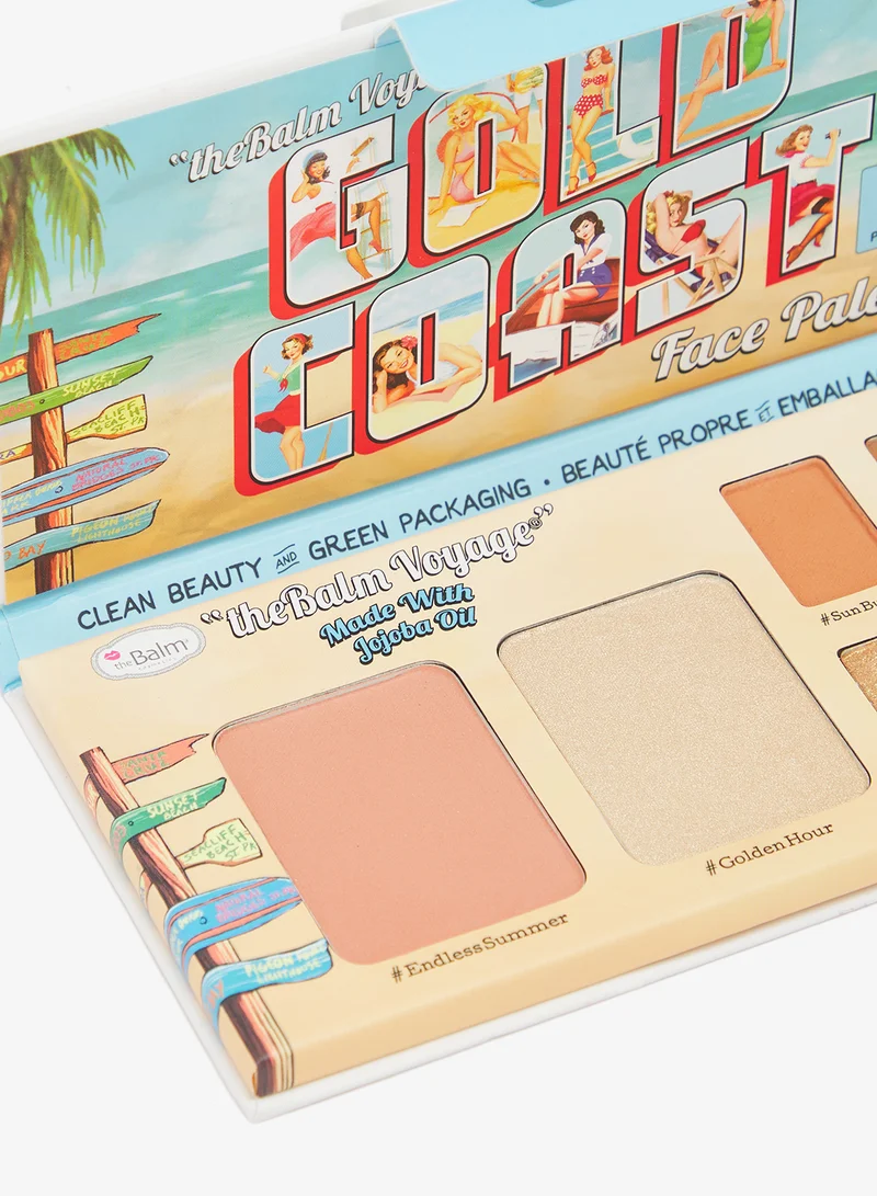 ذا بالم بال م فويج جولد كوست باليت الوجه