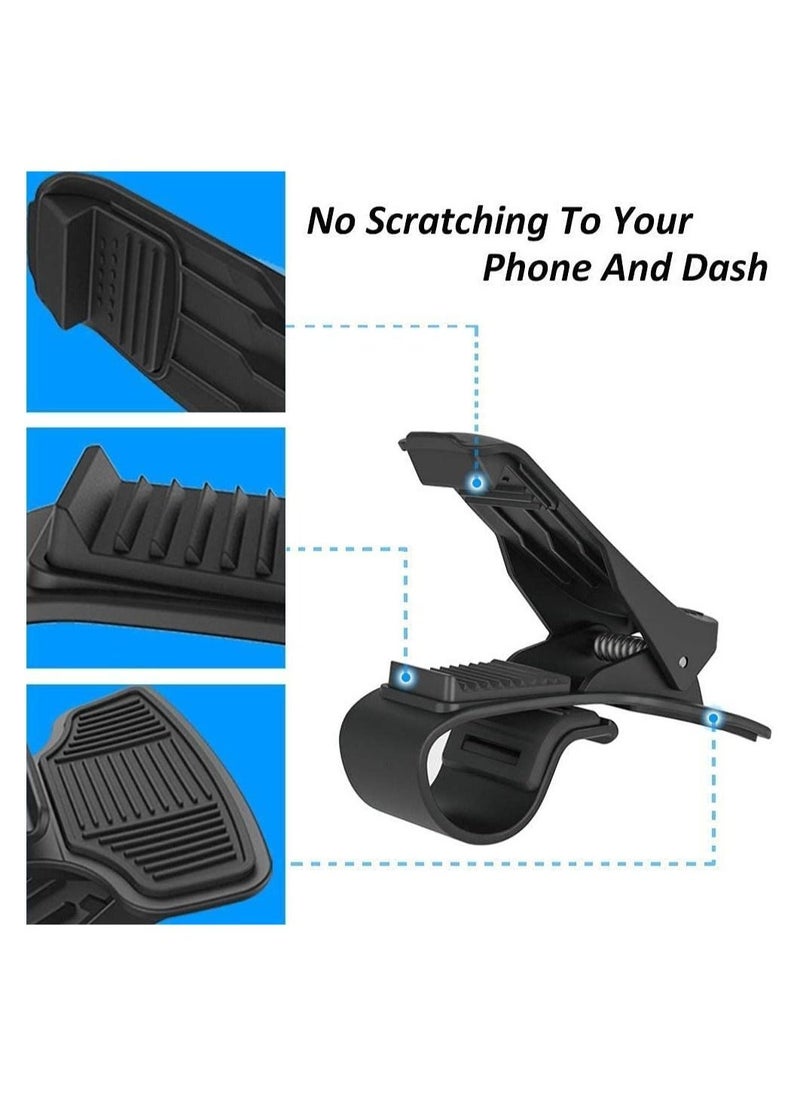 Car Phone Holder Dashboard Cellphone Mount Mobile Clip Stand HUD Non-Slip Cell Phone Holder Design for Smart phone - Image 4