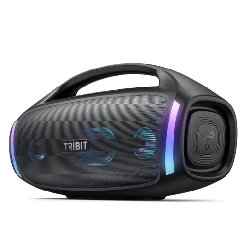 Tribit Bluetooth Speaker StormBox Blast 2, 200W Portable Wireless Speaker with Subwoofer, XBass, LED Light, Bluetooth 5.4, IP67 Waterproof, Custom EQ, 30H Playtime, TWS Pairing for Party/Outdoor - Image 1
