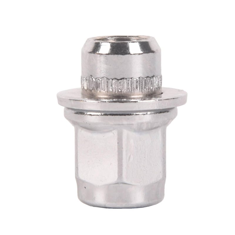 مجموعة من 20 صامولة عجلة كروم M12x1.5 لمقعد مغناطيسي عجلة لكزس سايون تويوتا كامري مع غسالة - Image 3