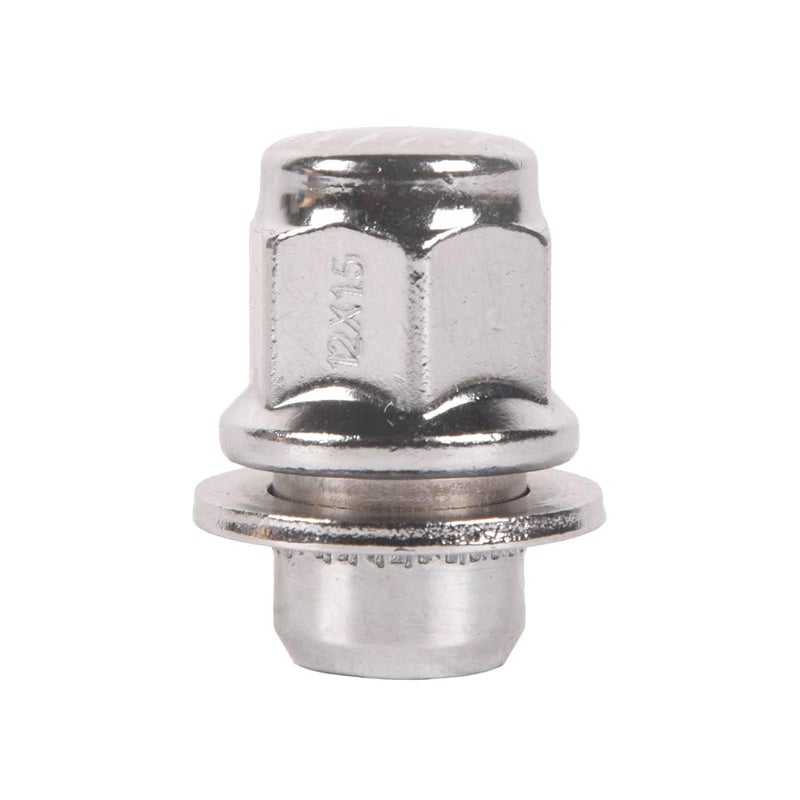 مجموعة من 20 صامولة عجلة كروم M12x1.5 لمقعد مغناطيسي عجلة لكزس سايون تويوتا كامري مع غسالة - Image 5