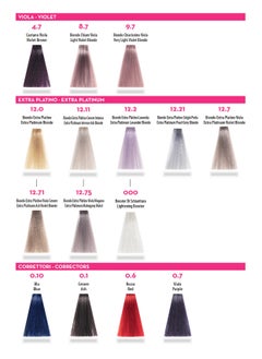 Barex Italiana JOC Color - Hair Colouring Cream 100 ML | 0.7 Corrector Purple  - Image 4