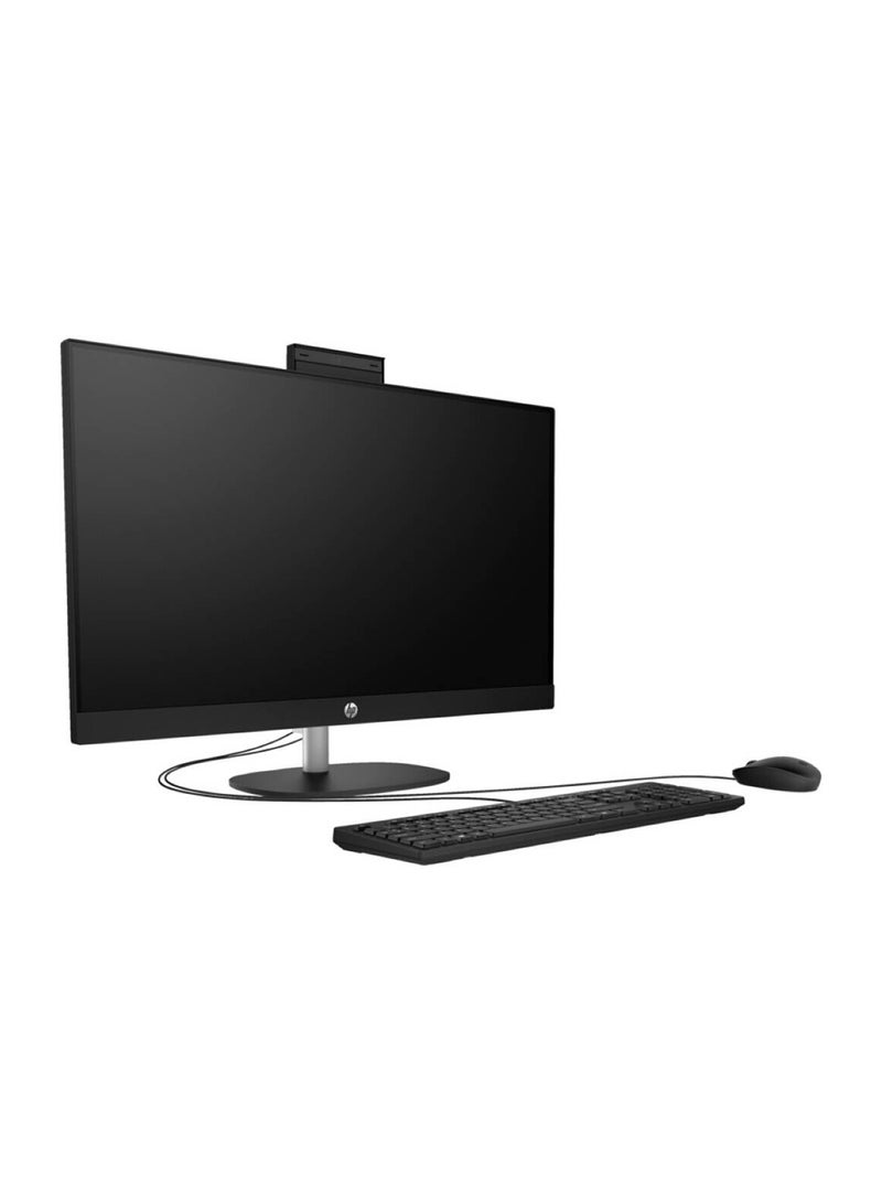 HP شاشة FHD IPS بحجم 27 بوصة الكل في واحد، معالج Intel® Core™ i7 1355U من الجيل الثالث عشر، رسومات Iris® X، 8 جيجابايت ذاكرة DDR4، 512 جيجابايت NVMe SSD، FreeDOS، حزمة كمبيوتر، Jet 27-cr0086nh | 91H75EA - Image 2