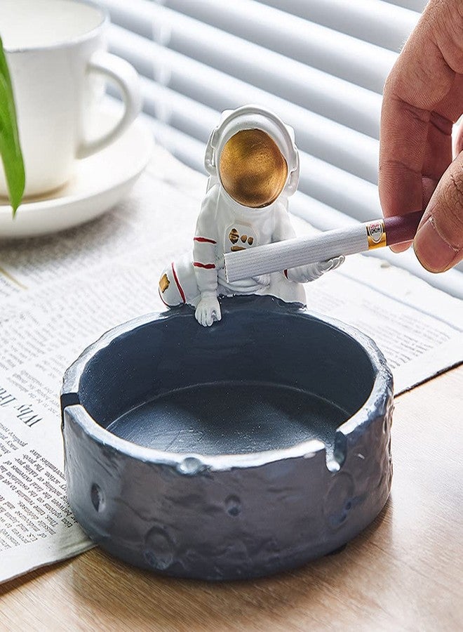 WCJL Astronaut ashtray，Cigar Ashtray，Decorative Modern Ashtray for Home Office Indoor Outdoor Patio Use - Image 2