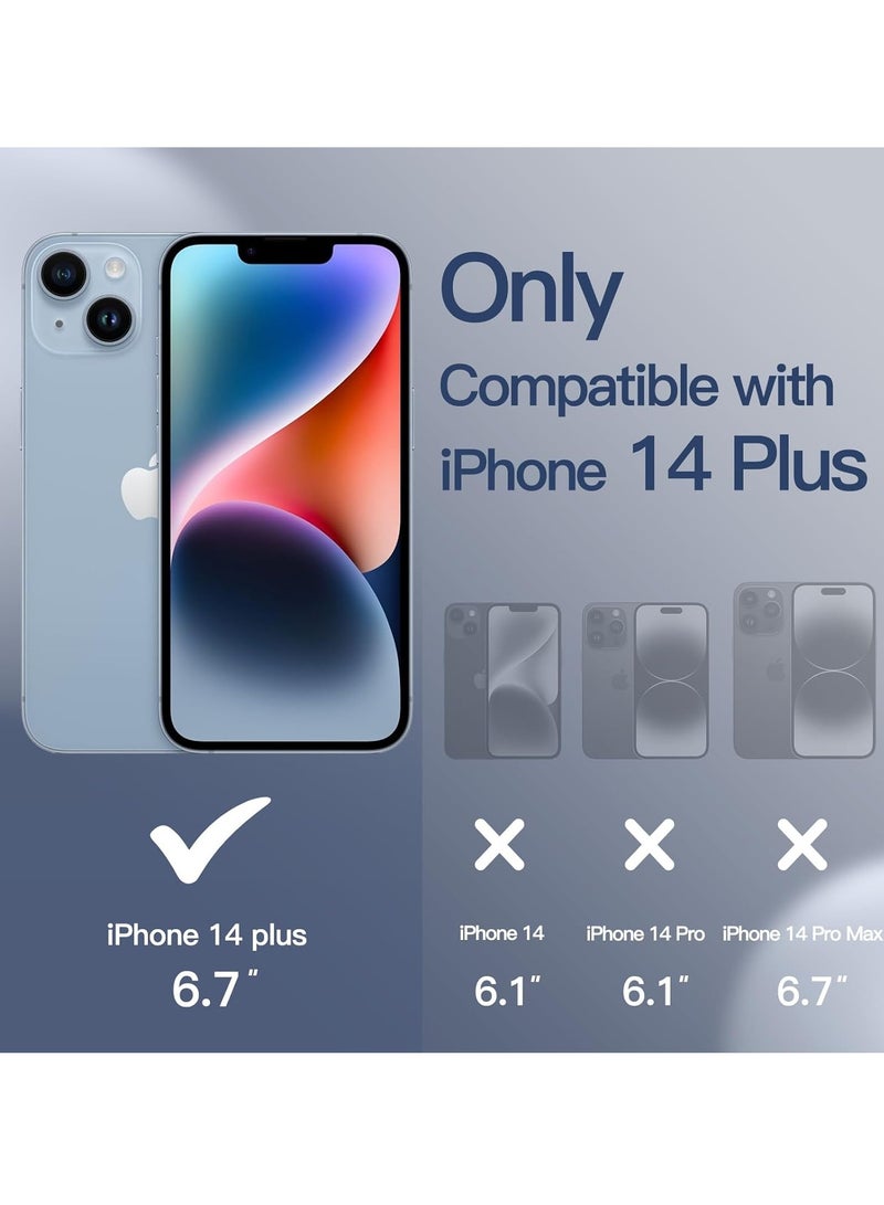 DUSALA iPhone 14 Plus Case, Liquid Silicone Phone Case for iPhone 14 Plus 6.7 Inch, Colorful Silky-Soft Protective Cover (Blue) - Image 2